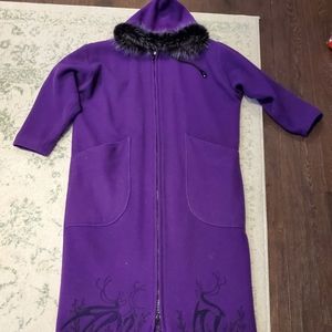 Vintage wool winter coat/jacket--Canadian made